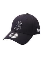 NEW ERA Kepurė 'OUTLINE 9FORTY NEYYAN' tamsiai mėlyna / balta