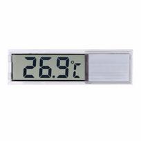 Vandeniui atsparus akvariumo termometras 3D skaitmeninis LCD elektroninis žuvų akvariumo temperatūros matuoklis žuvims vėžliams akvariumo dekoracija gray