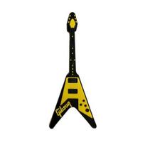 Gitara Medelių Laikiklis Stiprintuvo Garsiakalbio Stiliaus Medelių Laikiklis V Formos Gitara Medelių Vitrina 3D Spausdinta Medelių Laikymo Dėžutė Gitaristams Muzikos Entuziastams balta/juoda