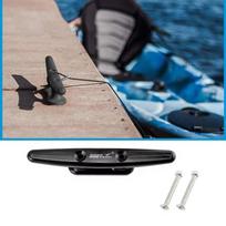 152mm Mooring Cleat for Yacht Kayak Sailing Black Nylon Cleat one size juoda