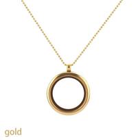 Women Charms Crystal Floating Jewelry Living Memory Locket Pendant  Round Glass auksas