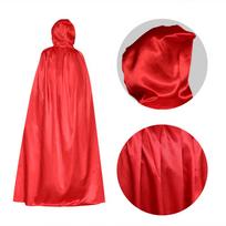 Halloween Witch & Grim Reaper Satin Cape for Kids & Adults black
