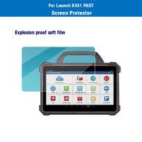For LAUNCH X431 PAD7 PADVII Explosion Proof Soft Film Not Tempered Glass Film 13.3 Inch Car Detector Screen Protector High Definition blue