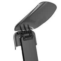 Sun Hat Style Phone Mount Sun Shade Universal Fit Rainproof Extended Sun Visor Adjustable Creative Phone Helmet Visor Commuting black