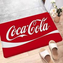 C-Cocas C-cola Vintage Logo Hallway Carpet Washable Non-Slip Living Room Sofa Chairs Area Mat Kitchen Doormat Area Rug 40X60CM white