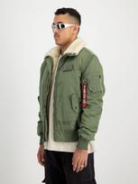 ALPHA INDUSTRIES Žieminė striukė 'B15-3 TT' žalia