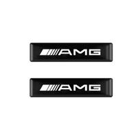 AMG 3D Epoxy Emblem Car Interior Stickers Decoration For Mercedes Benz AMG A B C E G CLA GLA W211 W212 W214 W205 W203 W204W206 NZ7 black
