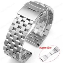 Solid Stainless Steel Watch Strap 18mm 20mm 22mm Band for Seiko Smartwatch Replacement Bracelet for Samsung Watchband Bracelet 18mm gray