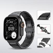 Titanium Magnetic Buckle Watch Band for Apple Watch Ultra 3 Ultra2 49mm Luxury Metal Replacement Strap for iWatch Series 11 10 9 8 7 SE 44mm 45mm 46mm 44/45/46/49mm pilka