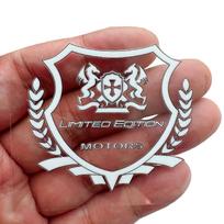 1pc Car Stickers Limited Edition VIP Automotive Badge Emblem Decals for All Vehicles Additions 1pc brown