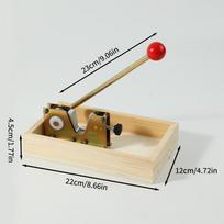 Macadamia Nut Opener Fresh Macadamia Walnut Cracking Tool Hawaiian Sheller Nut Fruit Opener Device L beige