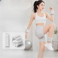 Adjustable Weighted Fitness Wrist & Ankle Strap - Easy Detachable for Men & Women Other Ball Sports beige