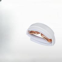 PGG Folding Portable Shoulder and Neck Massager Pulse Physiotherapy Cervical Massager Neck Mini Neck Protector raudona