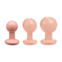 The Classic Round Plug Set 3-Piece Cream - Graduated Training System