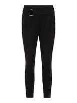 Vero Moda Petite Klostuotos kelnės 'BAILEY' juoda