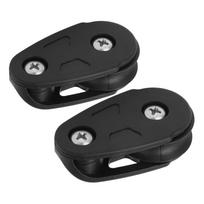2 Pcs Kayak Pulley Heavy Duty Nylon Sturdy UV Resistance Marine Pulley Block Sheave for Ship Yacht Canoe