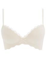 Underwear women's small breasts gather thin pure desire one piece seamless display big girl no steel ring sexy bra thickened 32/70AB