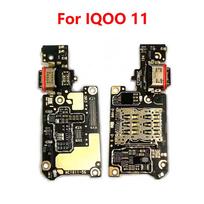 For Vivo IQOO 11 USB Charging Board Dock Port Microphone Module Flex Cable For IQOO 11 black