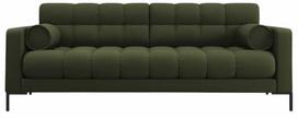 Sofa Cosmopolitan Design Bali Neve 39, juoda sp./žalia sp., 96 x 217 cm x 75 cm