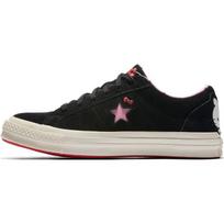 Hello Kitty x Converse One Star Abrasion Resistant Abrasion Resistant Low top Kids' Skateboarding Shoes Black Kids' 362940C 28 juoda