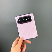 Suitable for Huawei Pura X Max new plain leather mobile phone case, wide folding screen, dual central axis magnetic anti-drop protective case huawei pura x max gray