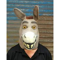Šrekas Kalbantysis Asilas Europos ir Amerikos Vakarėlių Rekvizitas Asilo Galva Gyvūno Kaukė Helovinas Juokingas Asilo Galvos Kostiumas Donkey hood beige