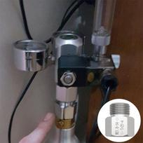 1 rinkinys Tr21-4 į W21.8-14 konvertavimo adapteris CO2 cilindras soda vandens priedai akvariumo žuvims naminiam alui Corny statinė CO2 dalys Onesize