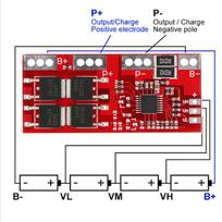 Smart Electronics 4S 30A Didelės srovės Li-Jonų Ličio Baterijos Įkroviklio Apsaugos Plokštė 14.8V 16.8V Perkrovimo one size