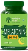 Vruksha Vitals Melatonino 10 mg tabletės miegui palaikyti su valerijono šaknies ekstraktu, ramunėlių ekstraktu ir vitaminu B6-150 tablečių/kapsulių