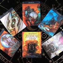 Barbieri Zodiako Oracle kortelės Taro Oracle kortų žaidimas blue