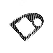 For VW Golf 4 Jetta Bora MK4 R32 GTI 1999-2004 Car Rear Trunk Switch Button Frame Cover Carbon Fiber Trim Interior RHD black