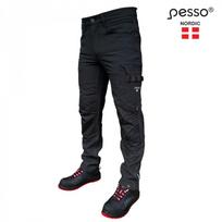 Pesso Darbo kelnės STRETCH Mercury, juodos C48