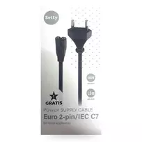 Setty Power Supply Cable Euro 2-pin / IEC C7, 1.5m