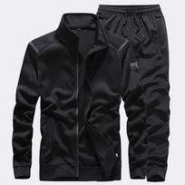 Vyriškos sportinės aprangos komplektas Kokybiškas sportinis kostiumas Vyriškas rudens kostiumas 2 dalių sportinis kostiumas Vyriški madingi drabužiai plius dydis 7xl XXXXXL balta