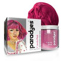 Paradyes Semi-Permanent Carola Pink Hair Colour | Conditioner-Based DIY Colour | For Colour Refresh | Best on Pre-Lightened Hair | 120g pink
