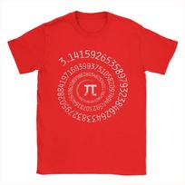 Pi Day Shirt Spiral Pi Math For Pi Day 314 Unisex T Shirts Humorous Tee Shirt Short Sleeve Round Collar Tshirts Clothing M gray