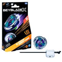 Beyblade X Shadow Ninja 1-80MN UX Starter Pack Set Defense Type Top Launcher Authentic Takara Tomy Battle Tops Game Toy Boys Girls 8+ black