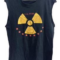 Vintage 80s 1981 UK SUBS Punk Rock Concert Tour promo tank top vest t Shirt and kids shirt 120 black