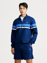 Sergio Tacchini M Goat Colorblock Track Zip-Up (Navy) Bld/L