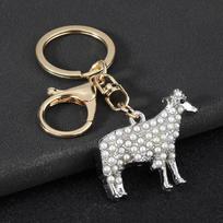 Goat Zodiac Keychain Alloy Keychain Pendant Zodiac Sheep Keychain With  Chinese  Year Lucky Charm Pendant For Car