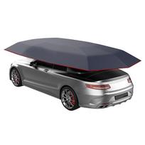 Automobilio saulės skėčio dangalas Palapinės audinys UV 4,2 x 2,1 m Mėlynas gray