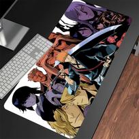 White Mouse Pad Anime Large Mousepad Bleach Manga Panel Laptop Office Rubber Soft Table Mat Pc Keyboard Gaming Non-Slip Carpet 30cmx60cm