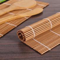 14Pcs/Set Diy Bamboo Sushi Maker Set Rice Sushi Making Kits Roll Cooking Tools brown