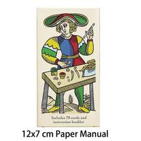 CBD Tarot De Marseille 12x7 cm popieriniai rankiniai kortų žaidimai beige