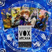 Vox Arcana Taro kortos angliška versija Būrimas Taro kaladė Pramoginis vakarėlis black