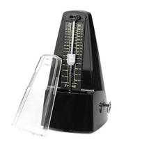 Gitaros metronomas internetinis mechaninis švytuoklis, skirtas gitarai fortepijonui smuikui muzikos instrumentui pure black black
