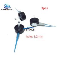 3pcs 1.2mm hole 39mm Car instrument meter pointer blue shaft standard light guide pointer black