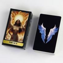 78 Tarot Cards Deck Angel Theme Tarot Deck 10.3*6cm for Beginner Unique Tarot Cards gray
