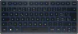 Cherry KW 7100 MINI BT keyboard Universal Bluetooth QWERTZ Swiss Blue