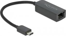 Delock Adapter USB Type-C male to 2.5 Gigabit LAN compact